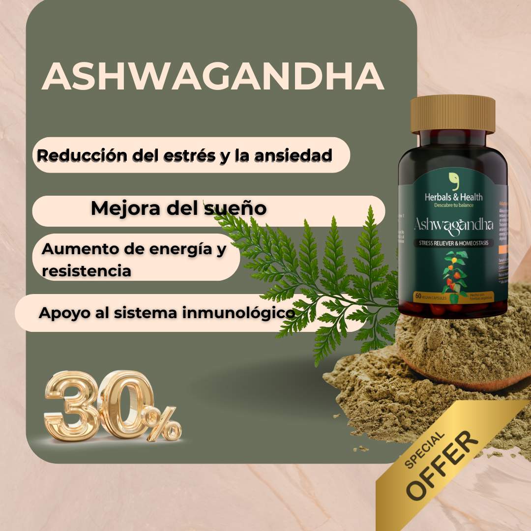 ASHAWAGANDHA 2 X 135 SOLES