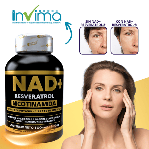 NAD + RESVERATROL 1500 MG (2 x 139 soles)
