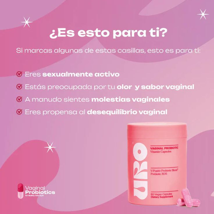 Uro Probióticos Vaginales por 60 Cápsulas (CUÍDATE DESDE ADENTRO)