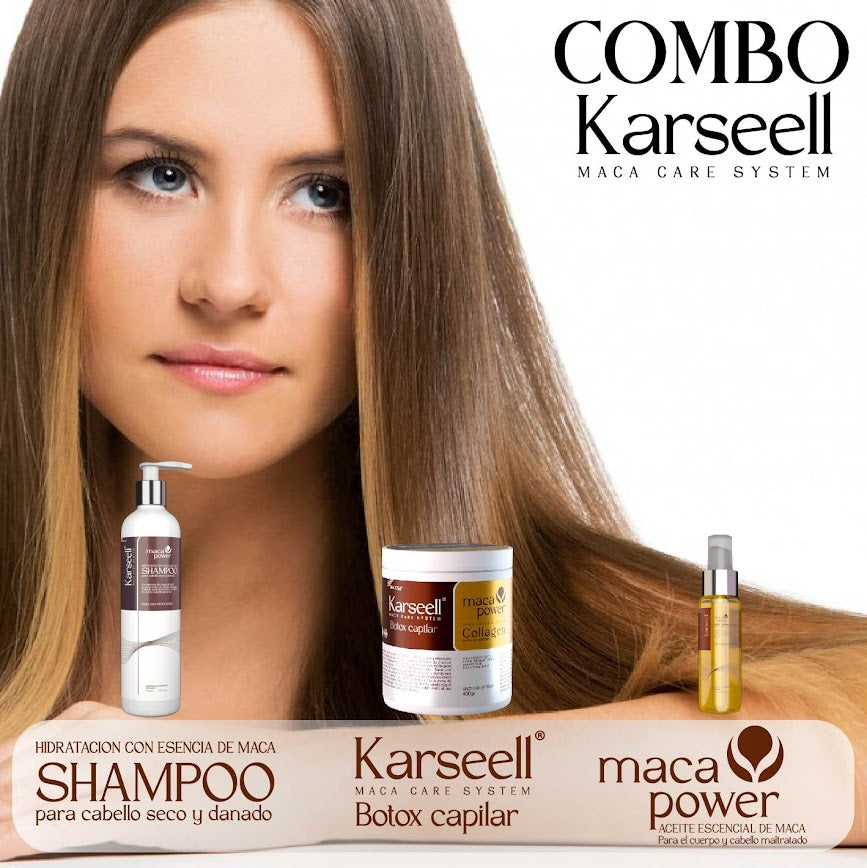 Karseell Hair Rebirth (KARSEELL BOTOX + SHAMPOO + ARGAN COMBO) 3 EN 1 X 139.99 SOLES