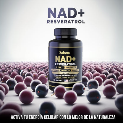 NAD + RESVERATROL 1500 MG (2 x 139 soles)