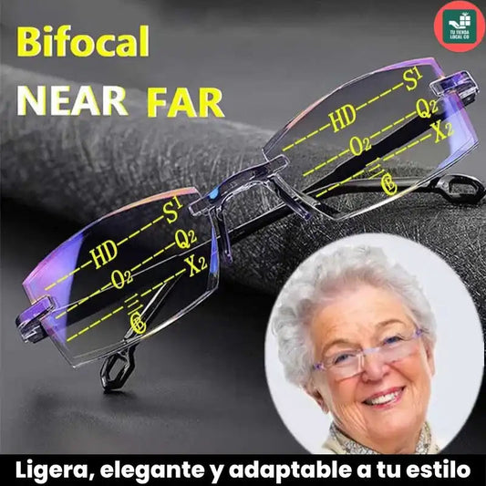 GAFAS MULTIFOCALES INTELIGENTES TR90 CON ZOOM AUTIMATICO, PROTECIÓN DE LUZ AZUL Y EFECTO FOTOCROMÁTICO