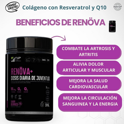 RENOVA +(Colágeno Doblemente hidrolizado) Antes Naara 🎁Al comprar automáticamente tienes un regalo