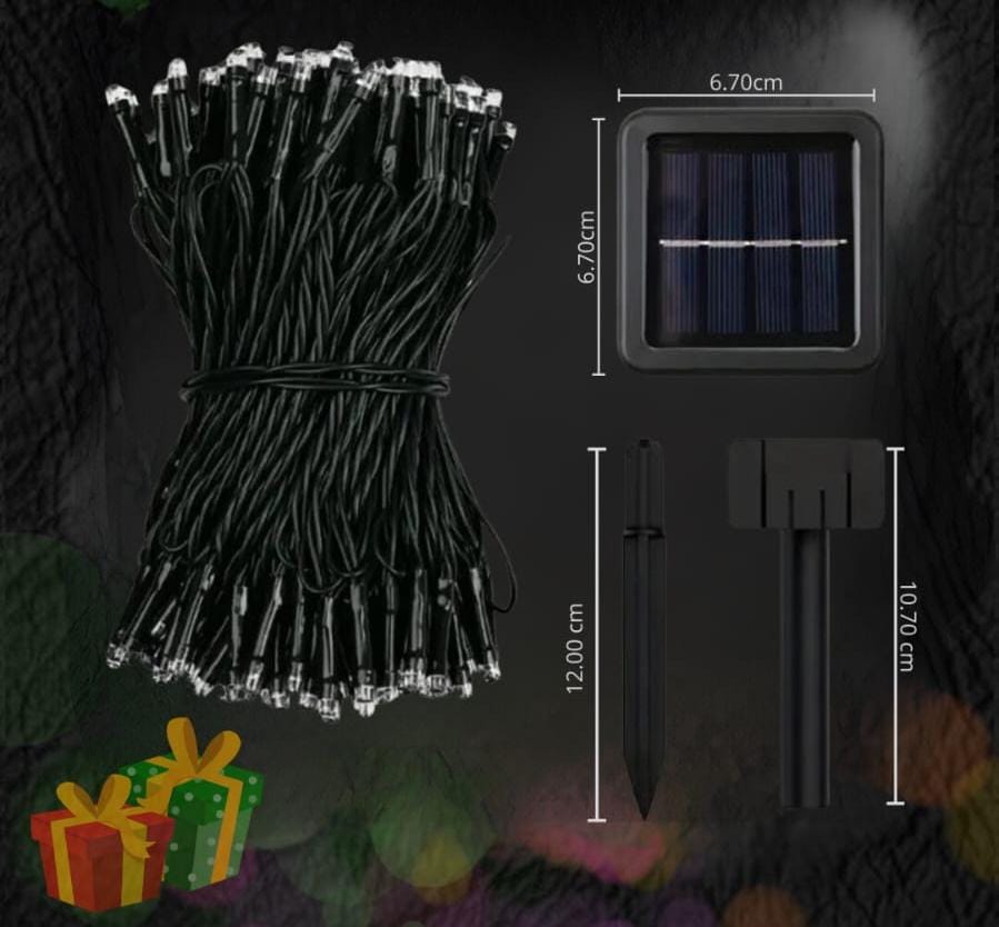 LUCES NAVIDEÑAS CON PANEL SOLAR (Navidad Resplandeciente)