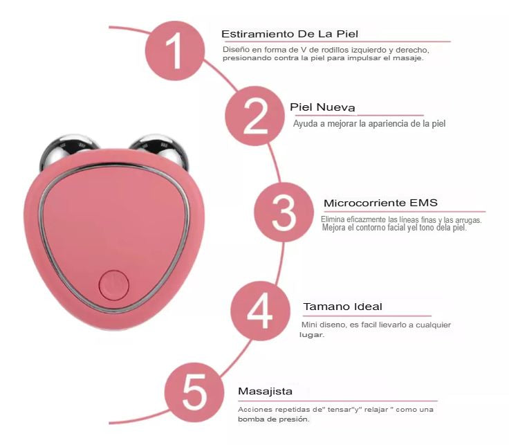 Masajeador Facial Microcorriente ULTRA PRO® - ¡Formula eficaz!  🎁(DE REGALO LLEVA 1 SERUM)