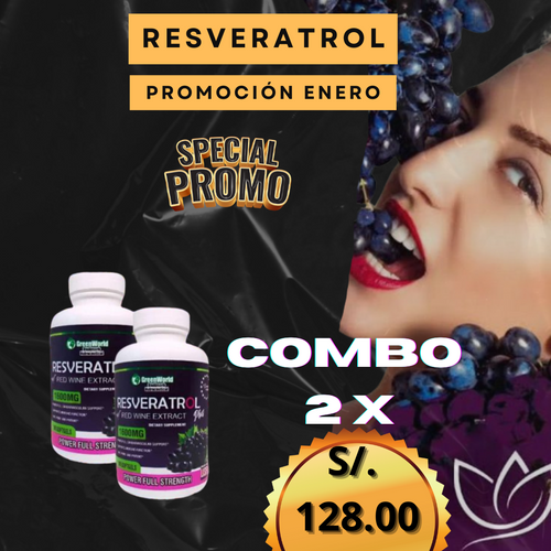 Resveratrol Premium X1600MG  The USA (Rejuvenece Ahora)