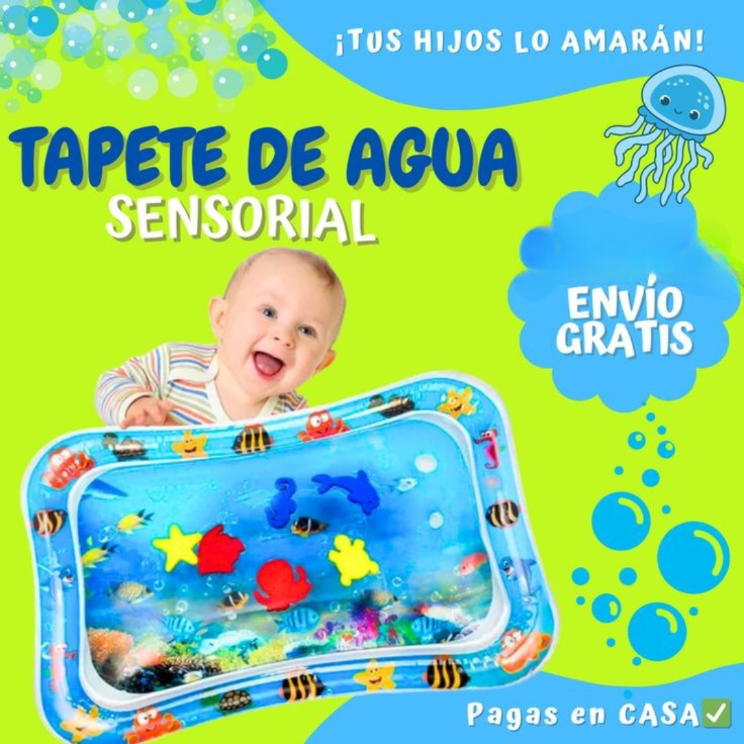 TAPETE DE AGUA SENSORIAL💦 ("Diversión y Aprendizaje en Cada Chapoteo")