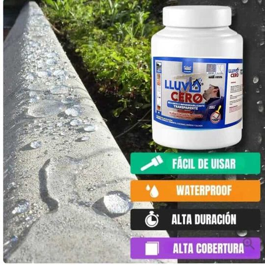 Sellador Impermeable, lluvia Cero ( Olvídate de las Grietas y Fugas)