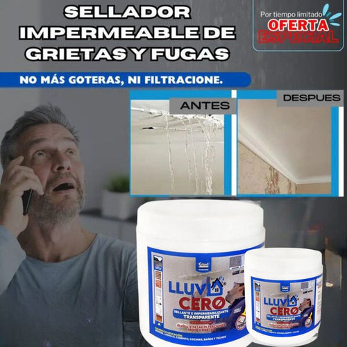 Sellador Impermeable, lluvia Cero ( Olvídate de las Grietas y Fugas)