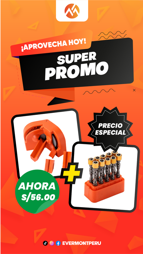 Oferta 6 Afilador de brocas + Extractor